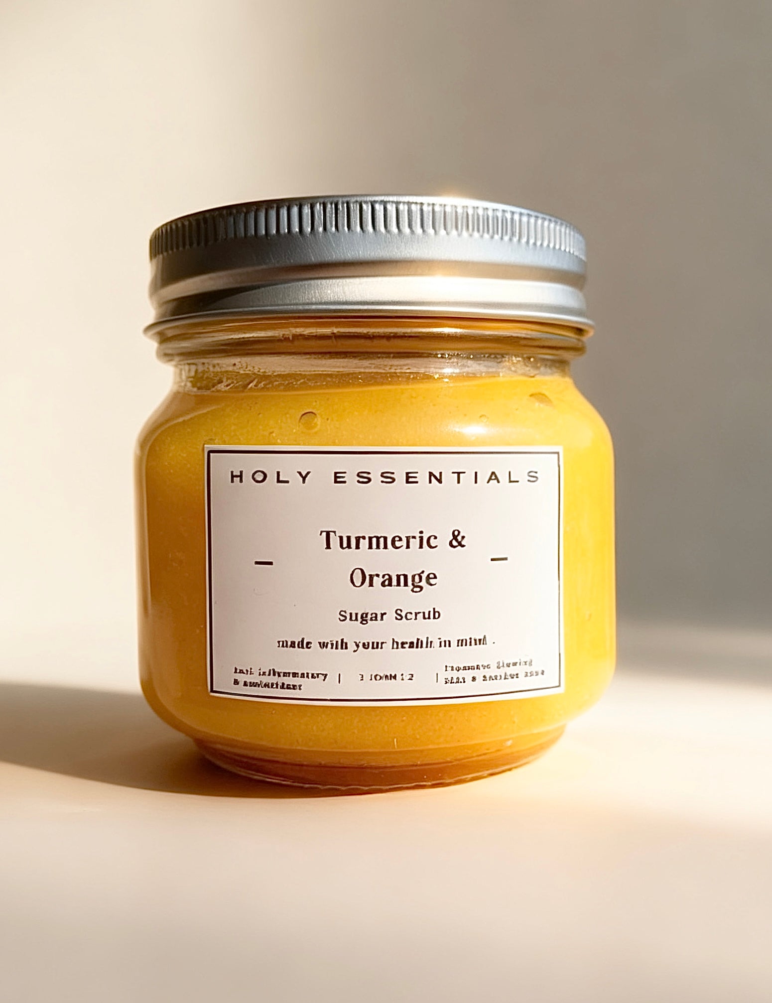 Turmeric and Orange Sugar Scrub